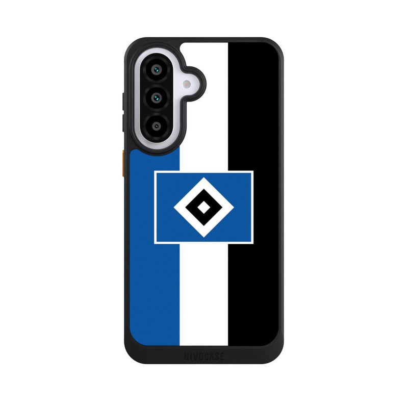 Galaxy A57 5G NIVOcore HSV Streifen - Blau-Weiß-Schwarz