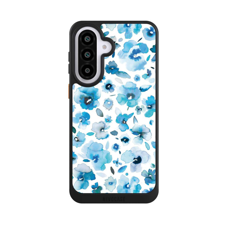 Galaxy A57 5G NIVOcore Blue Tropical Flowers