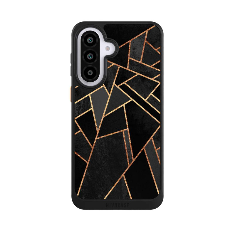 Galaxy A57 5G NIVOcore Schwarze Nacht Gold Druck