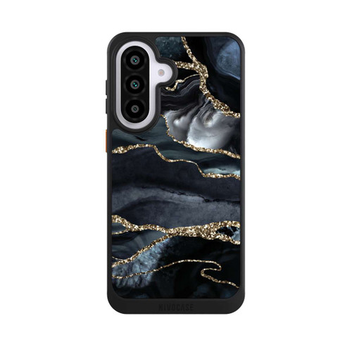 Samsung Galaxy A57 5G NIVOcore Dark Marble Gold Glitter Look