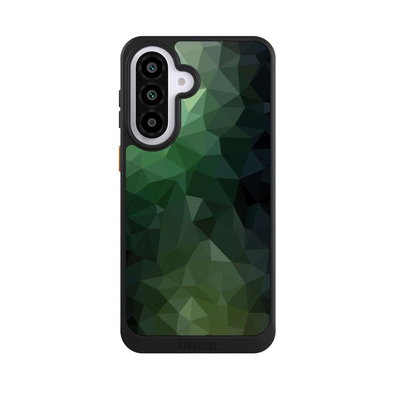 Galaxy A57 5G NIVOcore Polygonal Mosaic Green