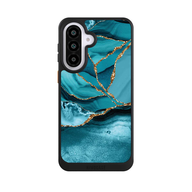 Galaxy A57 5G NIVOcore Eisblaue Marmor Landschaft