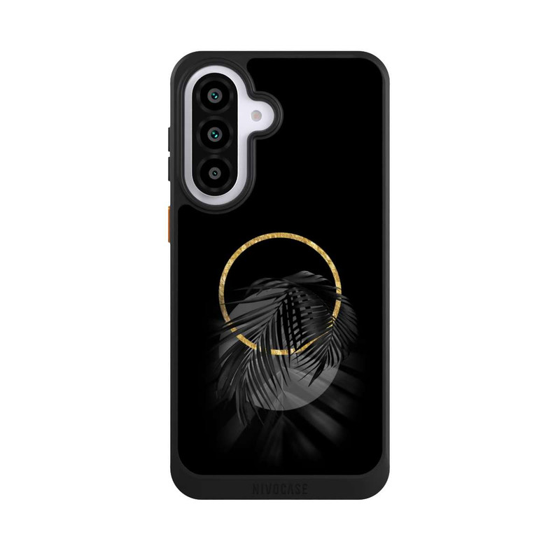 Galaxy A57 5G NIVOcore Black Tropical Leaf