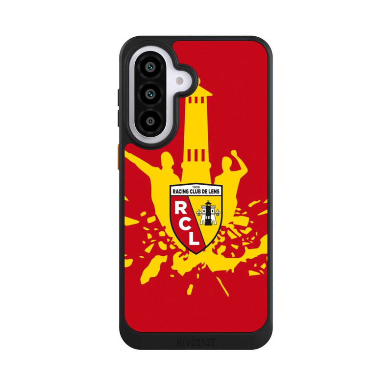 Galaxy A57 5G NIVOcore RCL Tower Yellow on Red