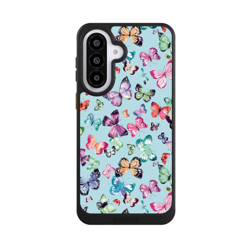 Samsung Galaxy A57 5G NIVOcore Butterflies Pink Orange Blue