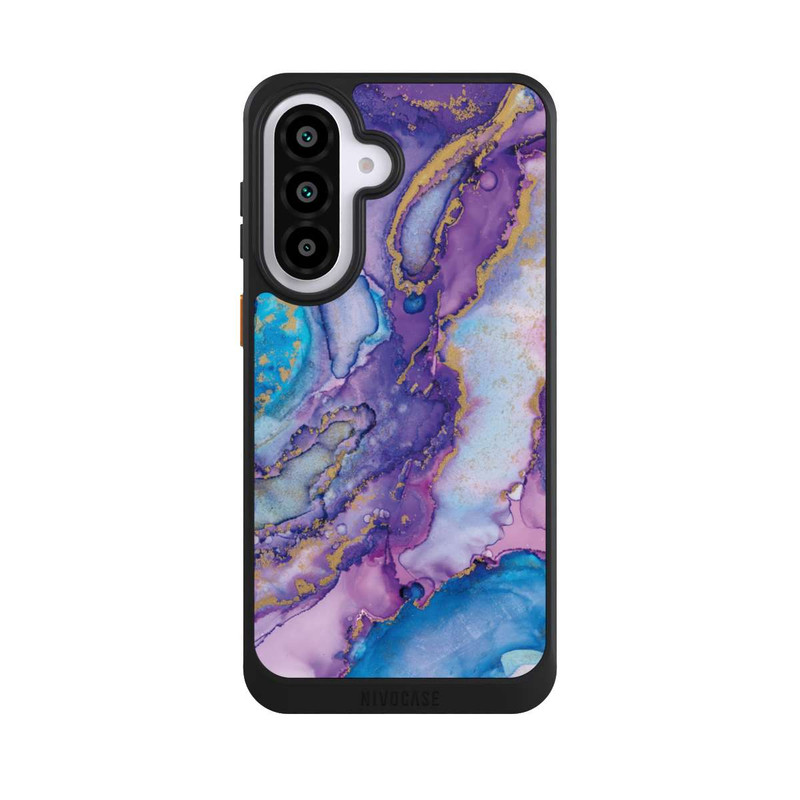 Galaxy A57 5G NIVOcore Encre tourbillonnante violette et bleue