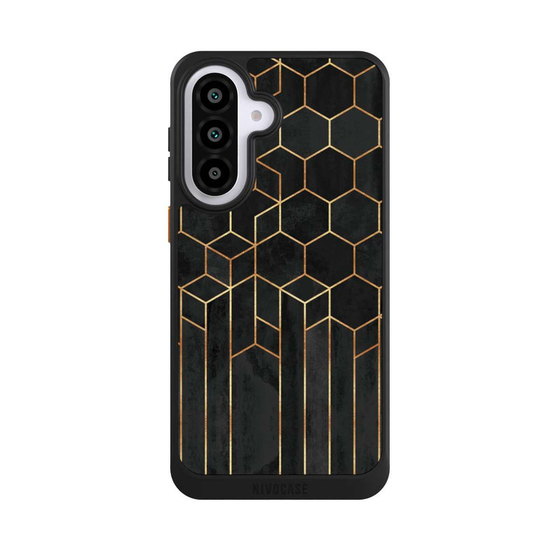 Galaxy A57 5G NIVOcore Schwarze Sechsecke