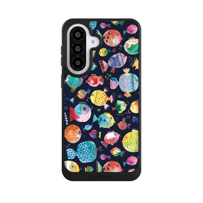 Galaxy A57 5G NIVOcore Beach Puffer Fishes Kids Navy