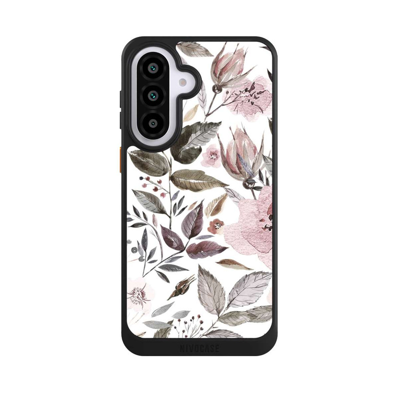 Galaxy A57 5G NIVOcore Aquarell braune Rosenblüten