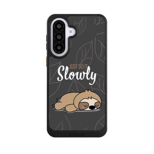 Samsung Galaxy A57 5G NIVOcore Just Do It Slowly Sloth Grey