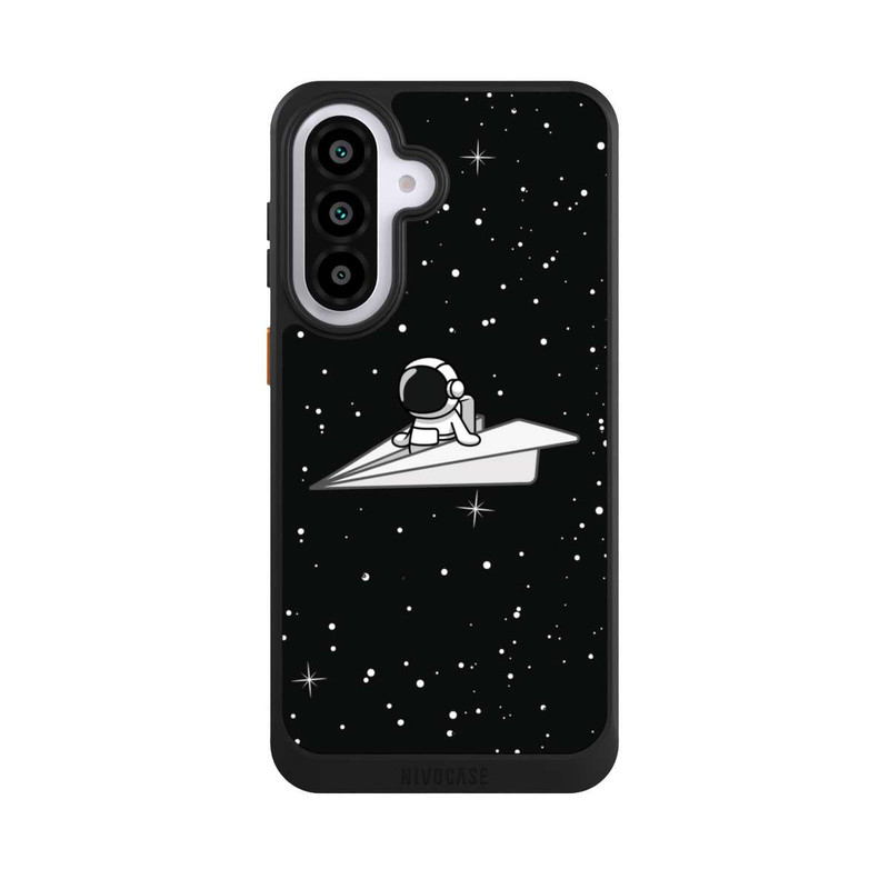 Galaxy A57 5G NIVOcore Astronaut Paper Plane Comic