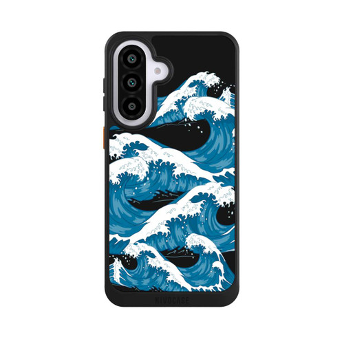 Samsung Galaxy A57 5G NIVOcore Sea Waves Black Kanagawa
