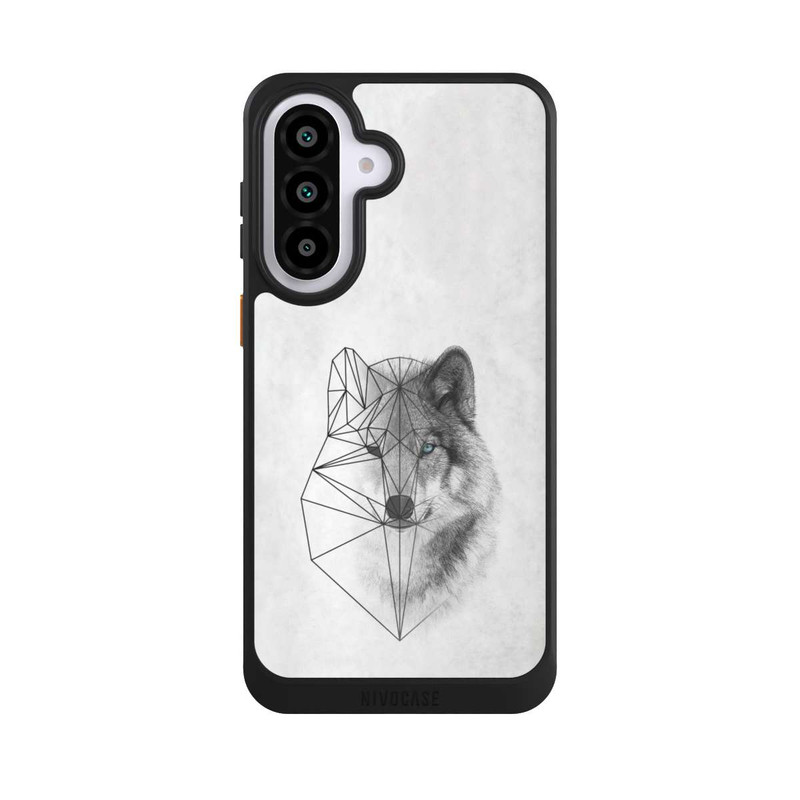 Galaxy A57 5G NIVOcore Polygonaler Wolf