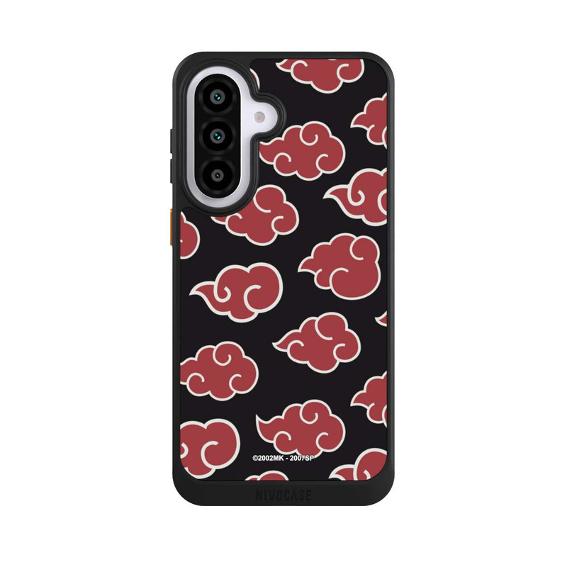 Galaxy A57 5G NIVOcore Akatsuki Pattern Black Big