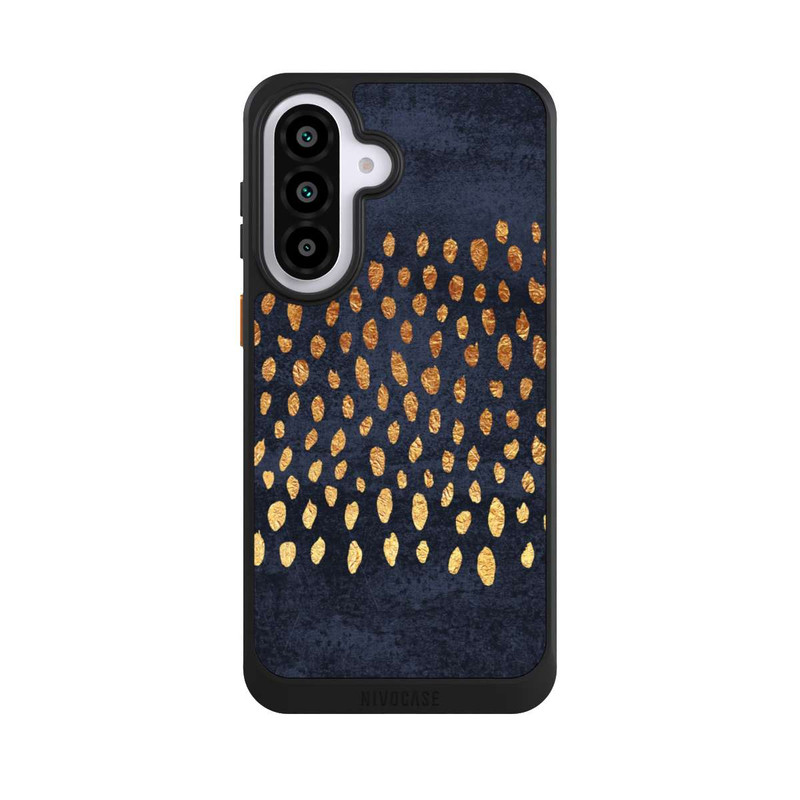 Galaxy A57 5G NIVOcore Muster Gold und Marine