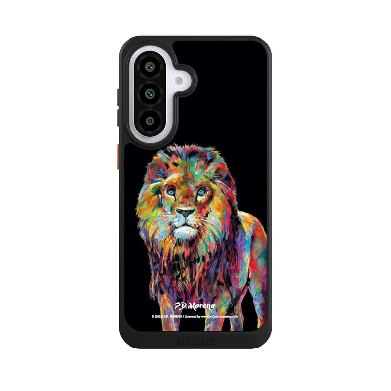 Galaxy A57 5G NIVOcore Löwe Bunte Kunst von P.D. Moreno