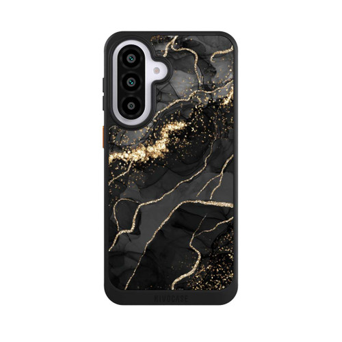 Samsung Galaxy A57 5G NIVOcore Look Spirales de Marbre Sombre &amp; Or