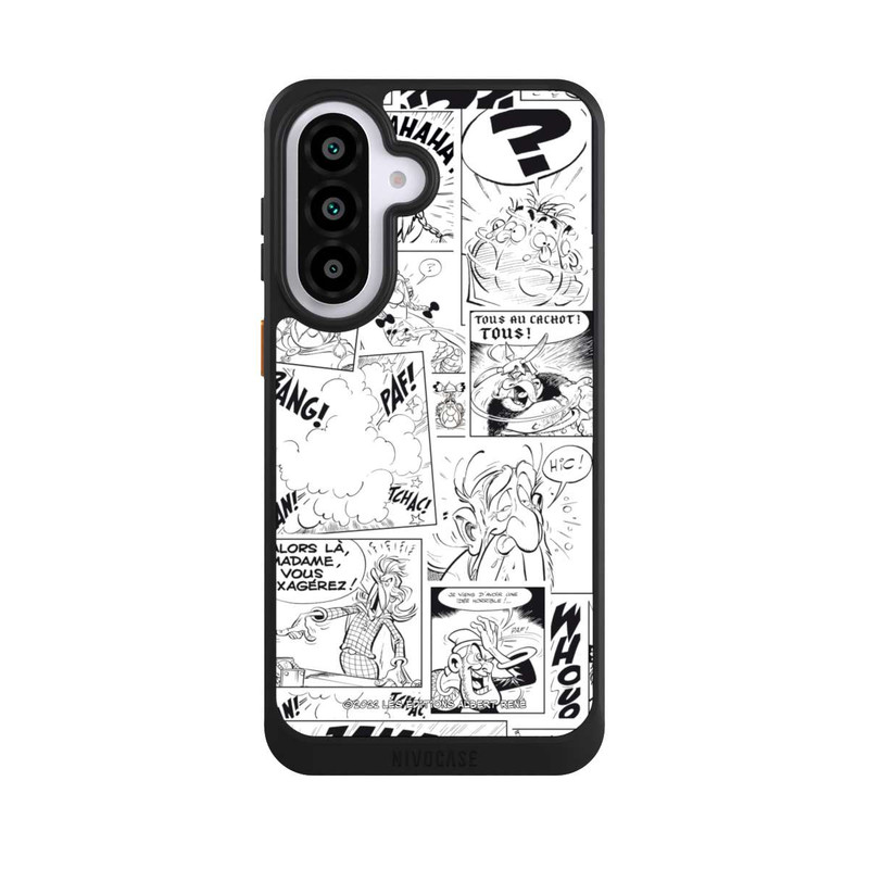 Galaxy A57 5G NIVOcore BD Astérix Blanc & Noir