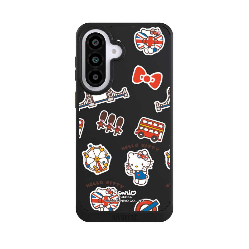 Galaxy A57 5G NIVOcore Hello Kitty Londoner Abzeichen Transparent