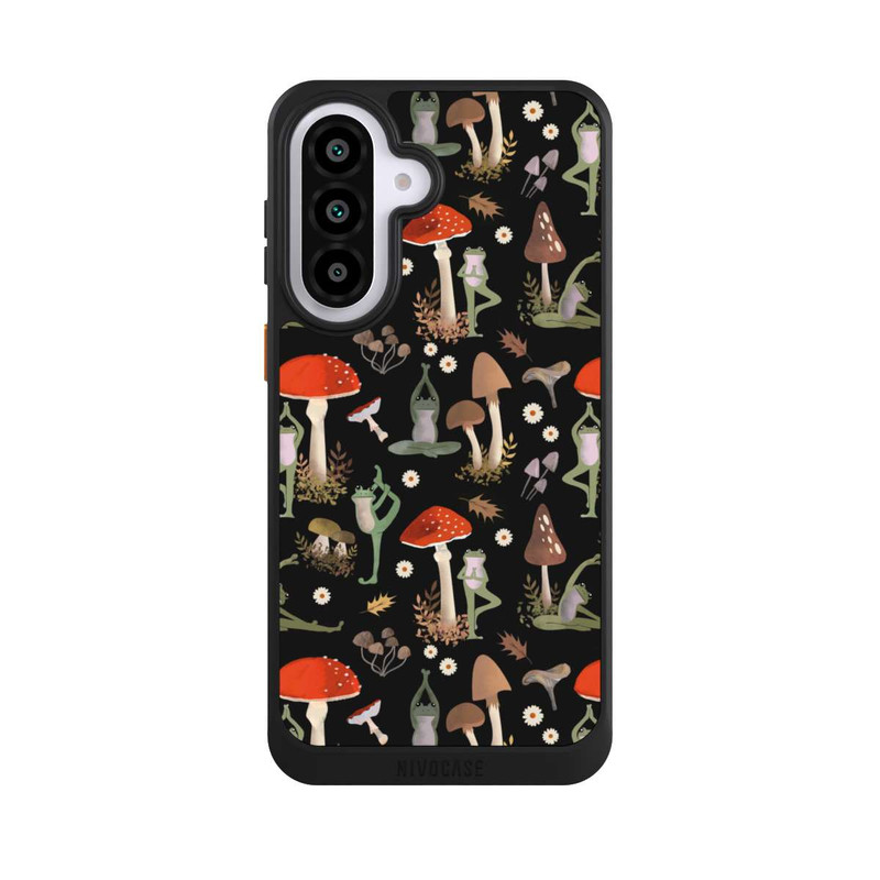 Galaxy A57 5G NIVOcore Yoga-Frösche mit Pilzen