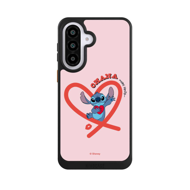 Galaxy A57 5G NIVOcore Stitch Ohana Pink Heart