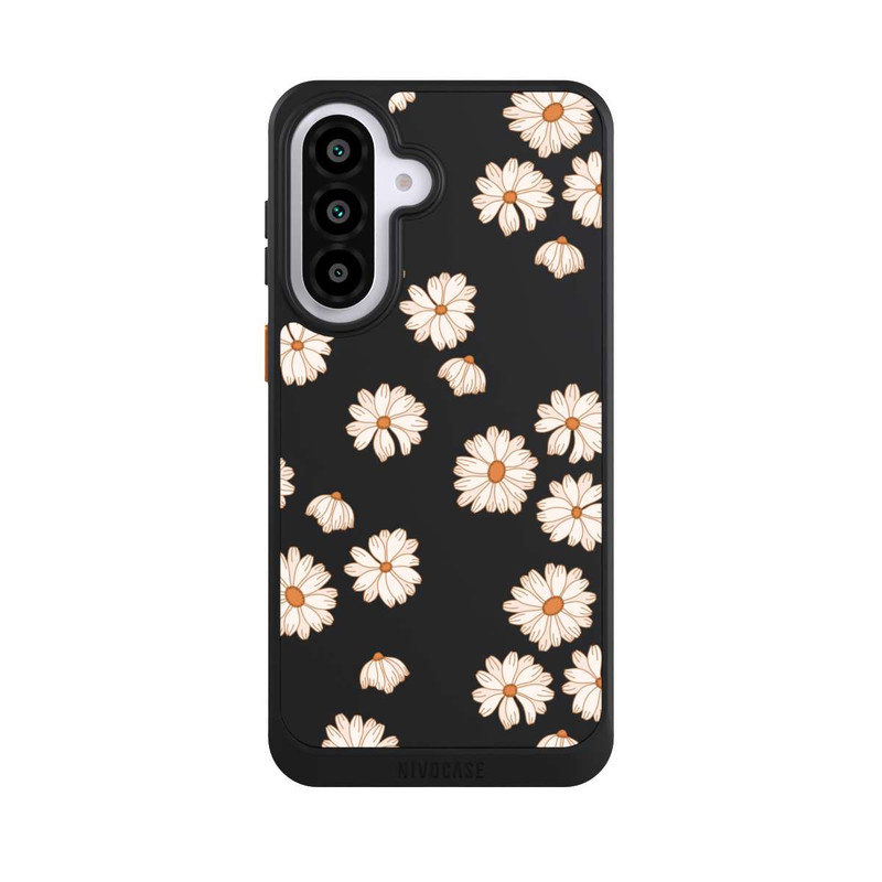 Galaxy A57 5G NIVOcore Flowerpower Tapete Weiss