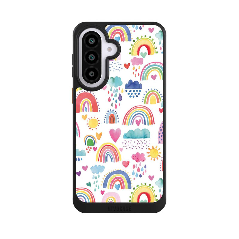 Galaxy A57 5G NIVOcore Schöne Regenbogen-Multi-Rot