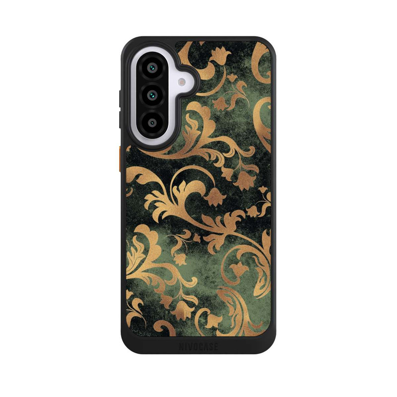 Galaxy A57 5G NIVOcore Damasttapete Dunkelgrün