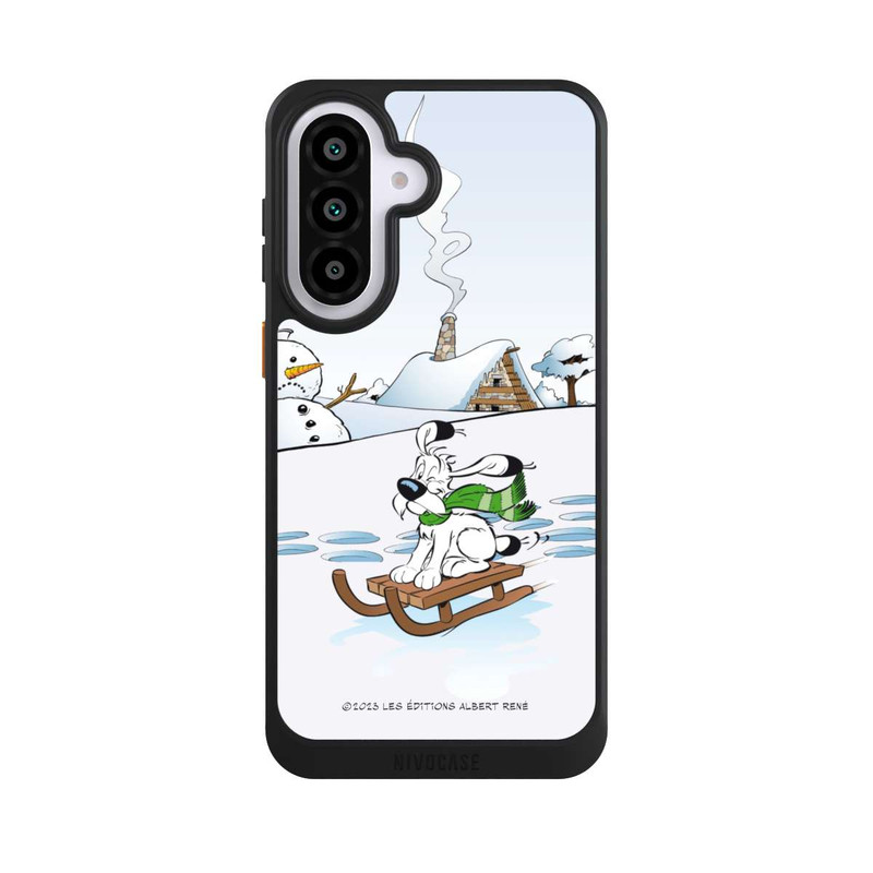 Galaxy A57 5G NIVOcore Idefix fährt Schlitten
