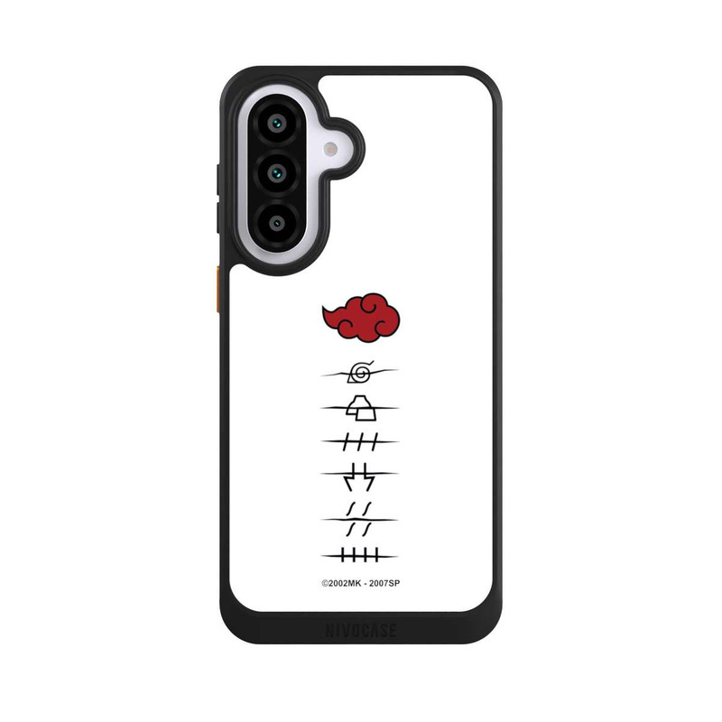 Galaxy A57 5G NIVOcore Akatsuki Mitgliedersymbole Weiß