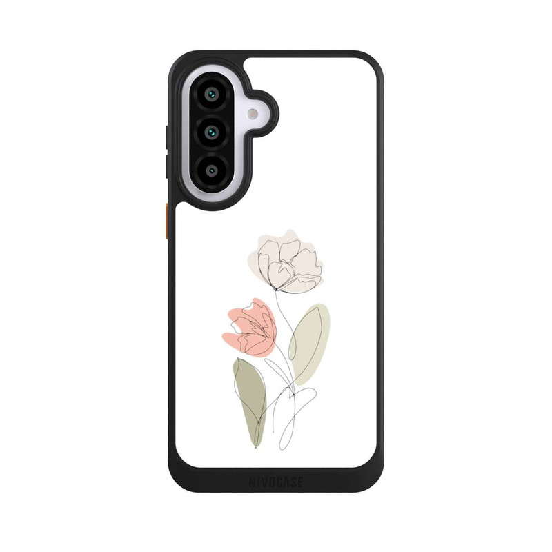 Galaxy A57 5G NIVOcore Blume Line Art Beige