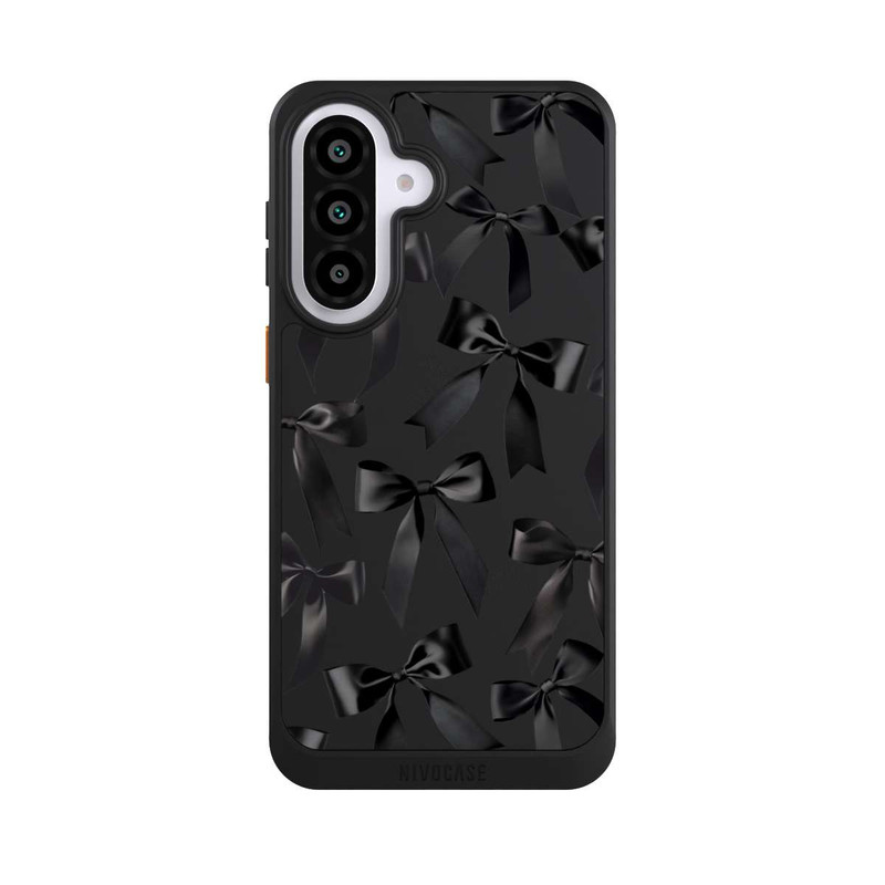 Galaxy A57 5G NIVOcore Schwarze Satinschleifen