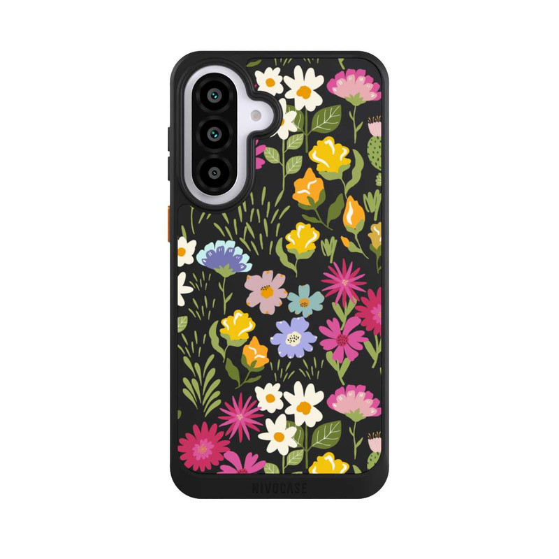 Galaxy A57 5G NIVOcore Bunte Sommerblumen Transparent