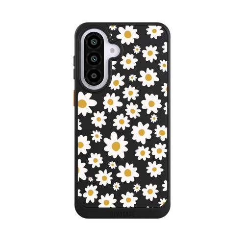 Samsung Galaxy A57 5G NIVOcore Daisy Flower Seamless Pattern Transparent