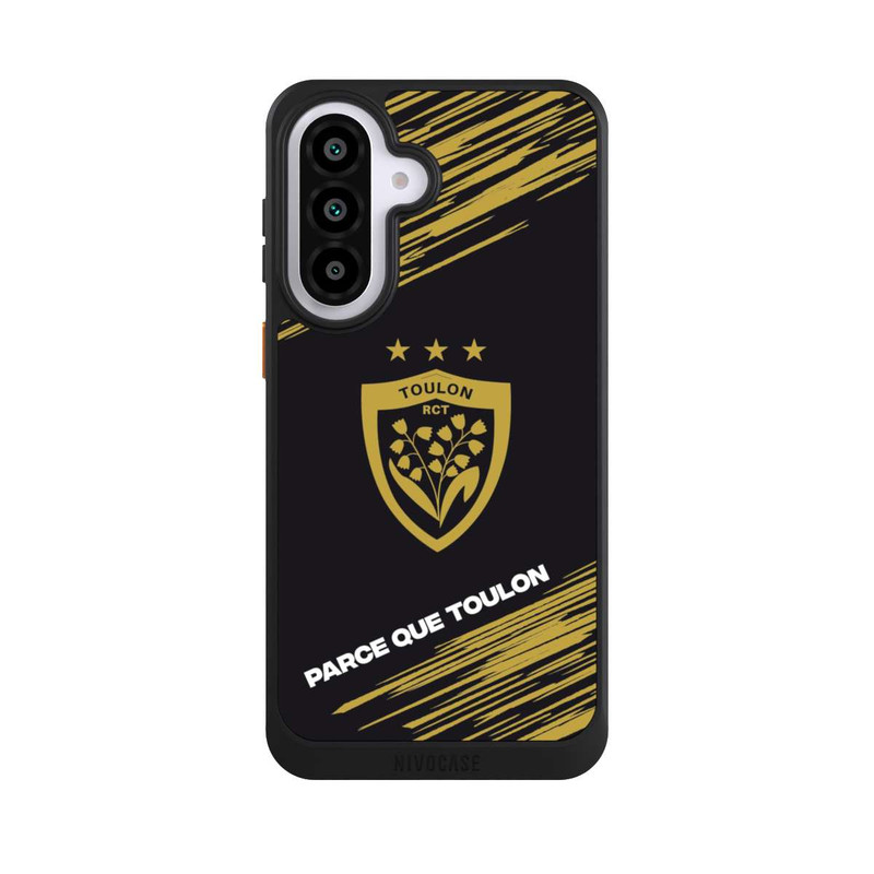 Galaxy A57 5G NIVOcore RCT Logo Gold Monochrom
