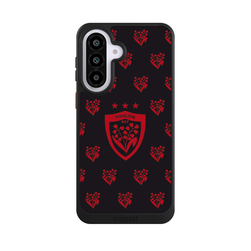 Galaxy A57 5G NIVOcore Maiglöckchen Pattern Rot RCT