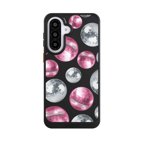 Samsung Galaxy A57 5G NIVOcore Discokugel Show Pink Transparent