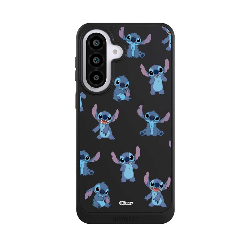 Galaxy A57 5G NIVOcore Stitch Faces Pattern Transparent