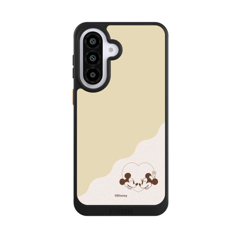Samsung Galaxy A57 5G NIVOcore Mickey and Minnie Love Heart Beige