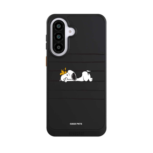 Samsung Galaxy A57 5G NIVOcore Snoopy Woodstock Stripes Peanuts Transparent