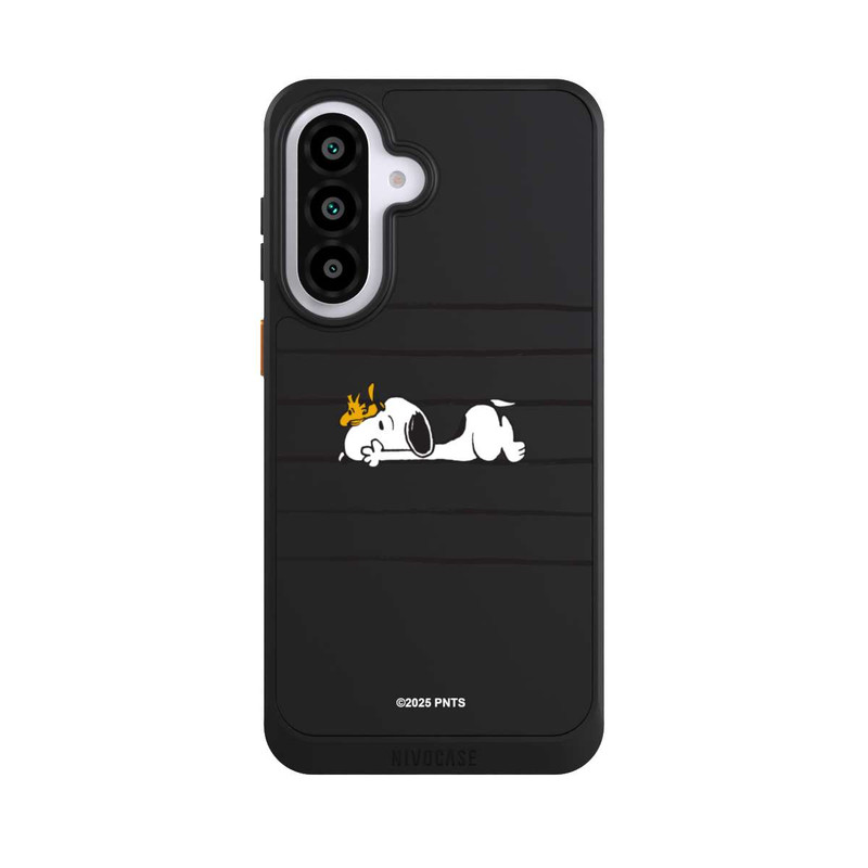 Galaxy A57 5G NIVOcore Snoopy Woodstock Stripes Peanuts Transparent