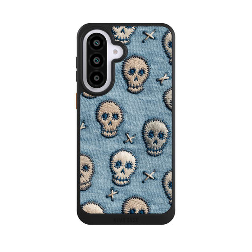Samsung Galaxy A57 5G NIVOcore Skulls on Jeans Pattern