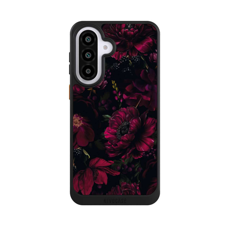 Galaxy A57 5G NIVOcore Dunkle Rote Blumen Liebe