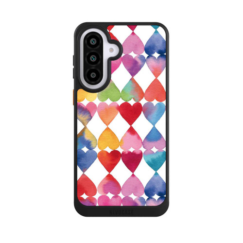 Samsung Galaxy A57 5G NIVOcore Colorful Watercolor Hearts Pattern