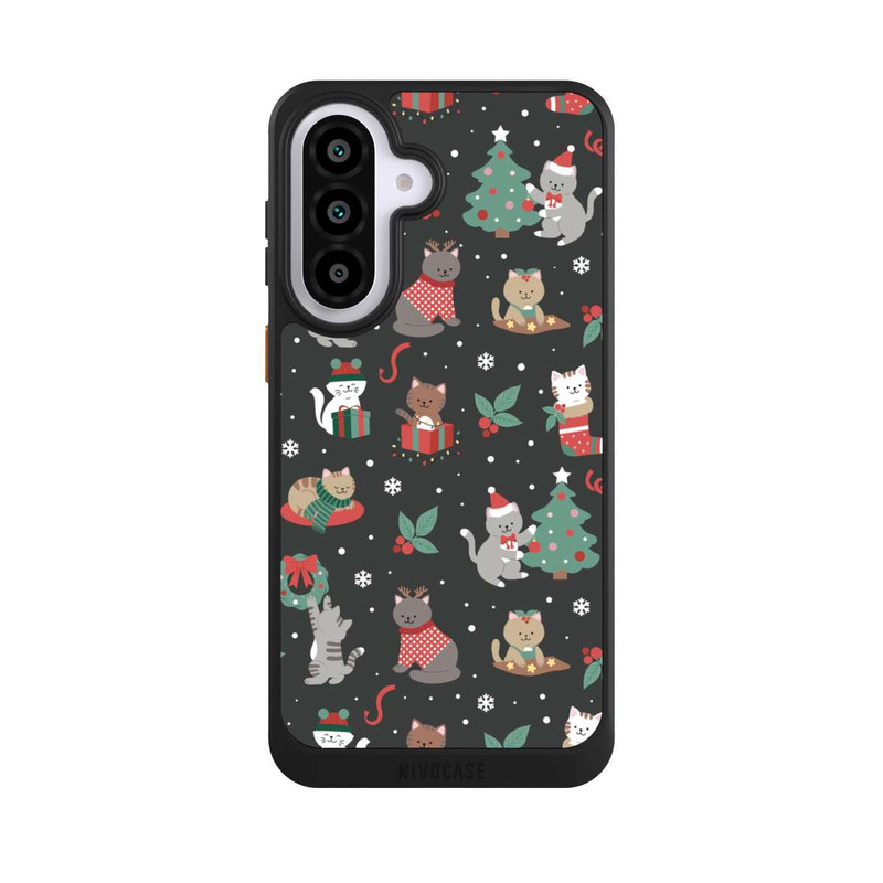 Galaxy A57 5G NIVOcore Weihnachtliche Kätzchen