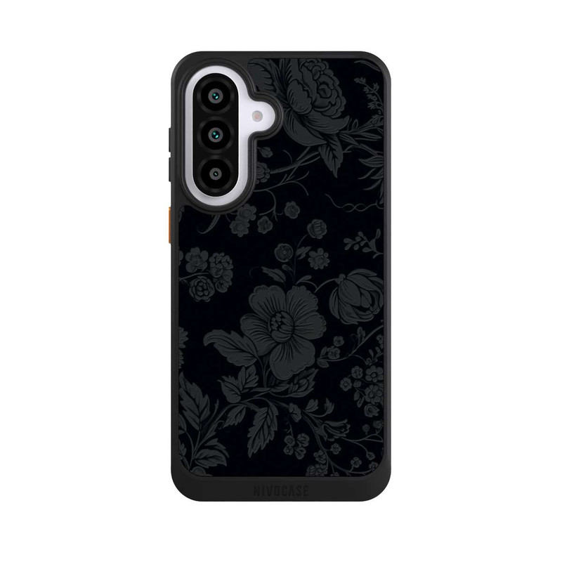 Galaxy A57 5G NIVOcore Dunkle Blumen Vintageoptik