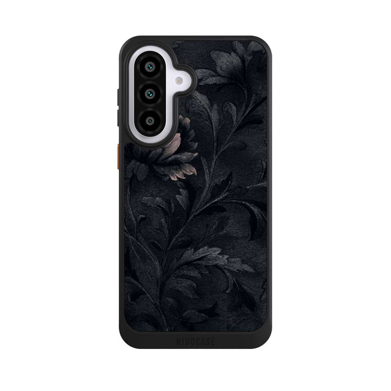 Galaxy A57 5G NIVOcore Dunkles Blumenmuster Vintage