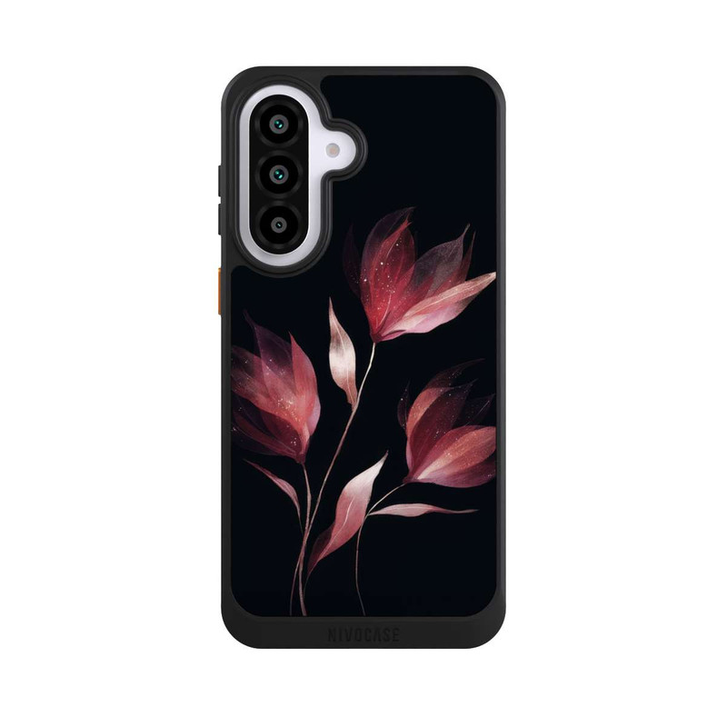 Galaxy A57 5G NIVOcore Burgunderrote Blume Negativ