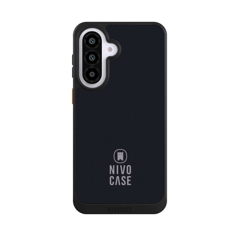 Galaxy A57 5G NIVOcore Nivocase Logo Schwarz Grau