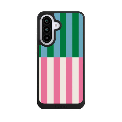 Samsung Galaxy A57 5G NIVOcore Motif Rayé Vert Rose